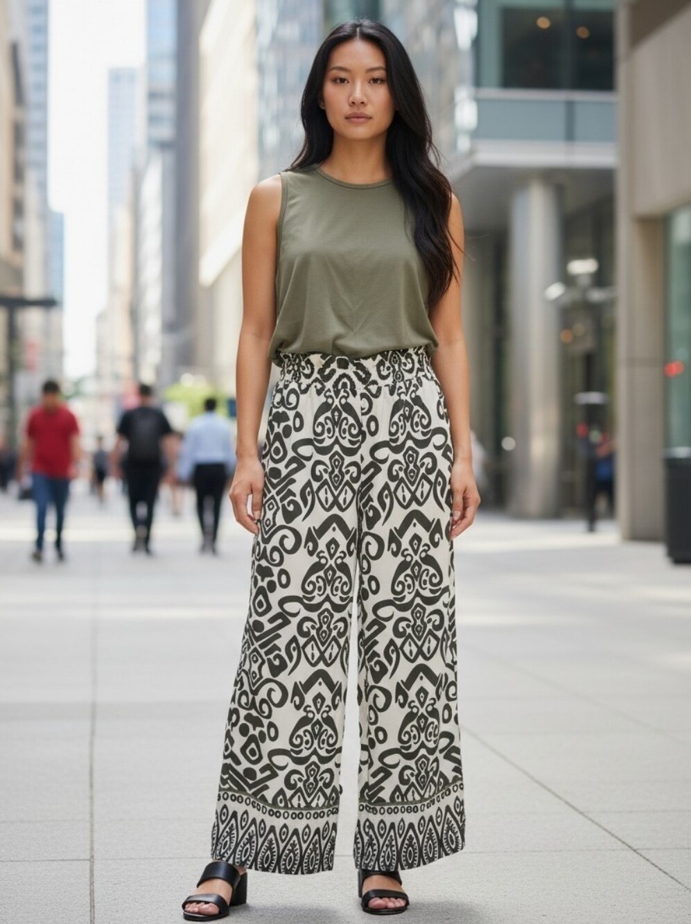 Shein Wide-Leg Pants / Top